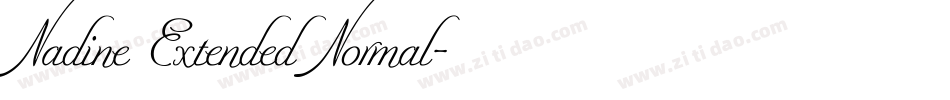 Nadine Extended Normal字体转换